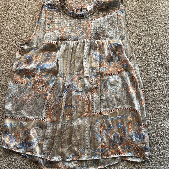 Rachel Zoe Tops - Rachel Zoe Multicolored Sleeveless Relaxed Blouse